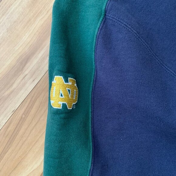JanSport Notre Dame Fighting Irish Size Small Hoodie Pullover Sweatshirt Vintage - Picture 10 of 12